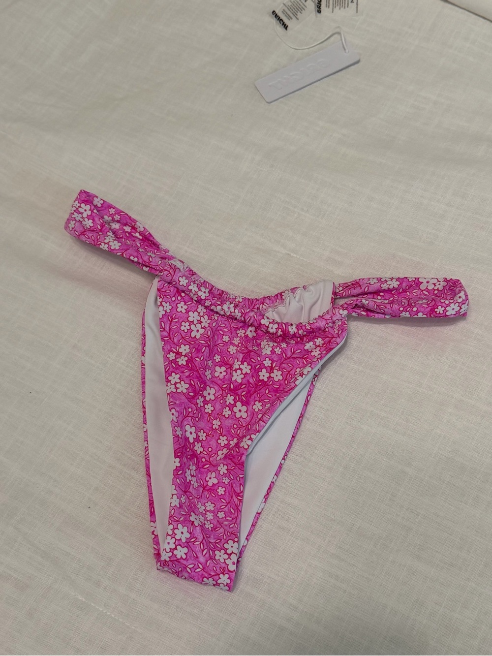 Pink Floral Bikini Bottoms